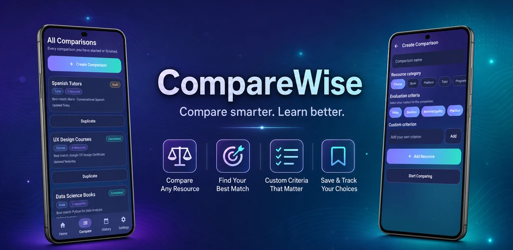 CompareWise promotional banner